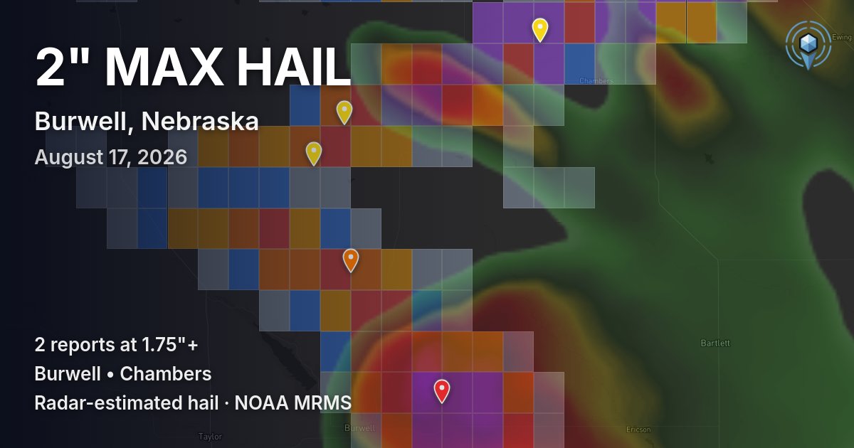 Affected area preview for Burwell, NE