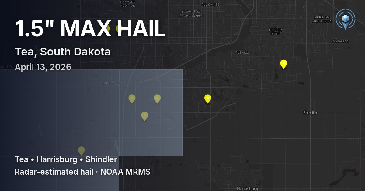 Affected area preview for Tea, SD